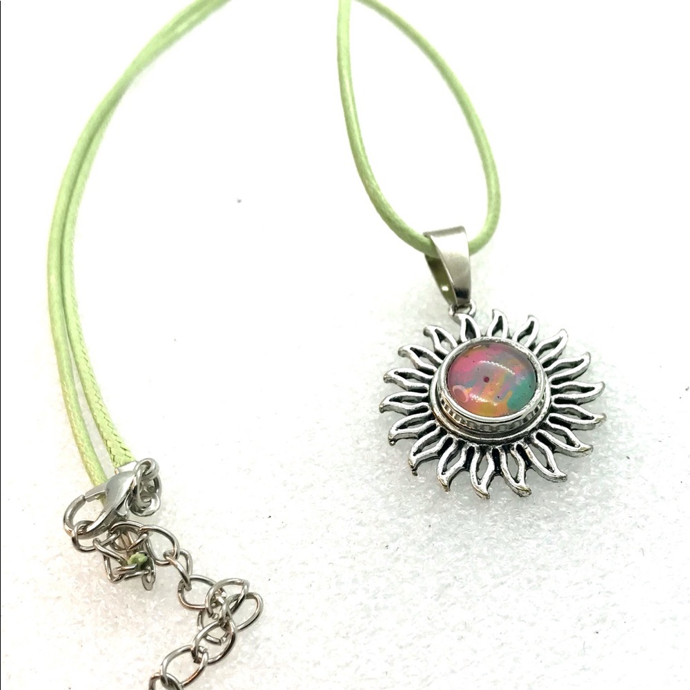 Necklace Sun  handmade 12mm snap SN12